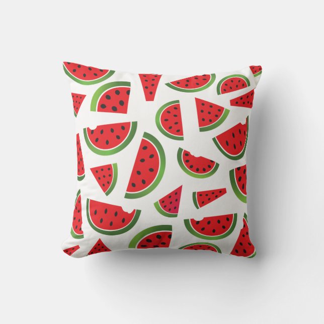 CBendel Cute Watermelon Home Decor Throw Pillow (Front)