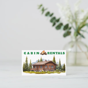 Cbin rentals Business Card