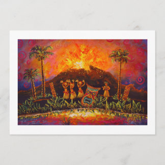 CBjork Tiki Luau Invitations