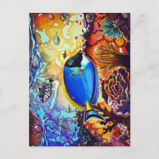 CBjork's Island Reef Of Enlightenment Postcard (Front)