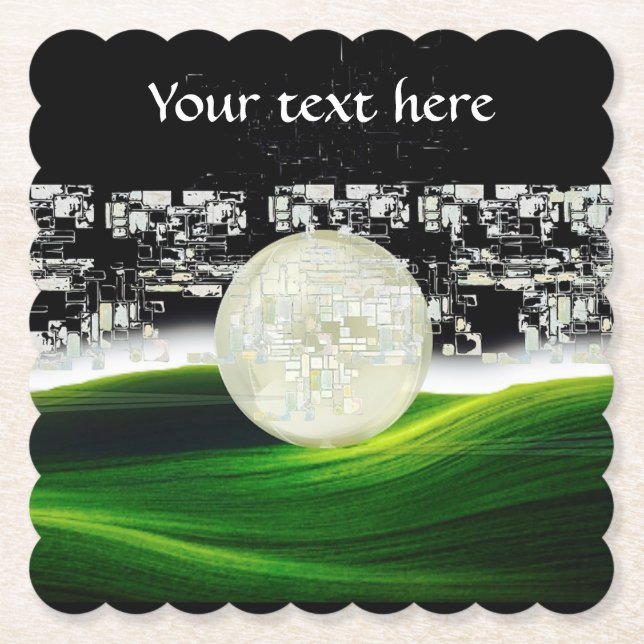 CBS SUNDAY MORNING ART:MOON GALAXY Coaster (Front)