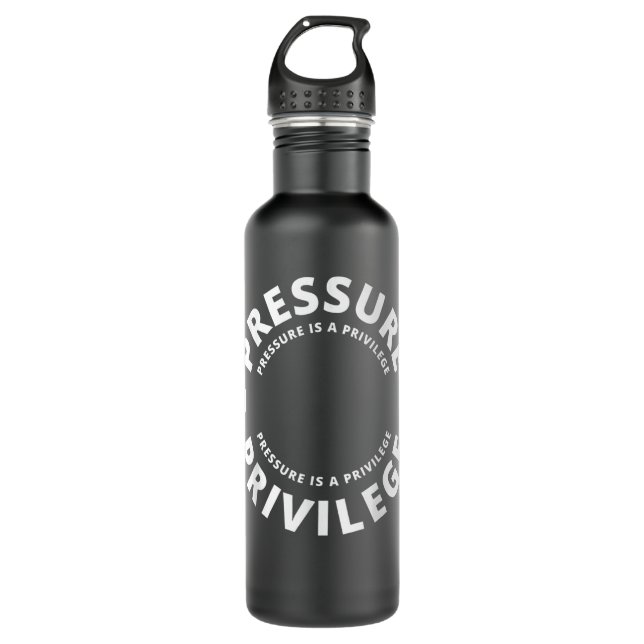 Cbum Pressure Is A Privilege  710 Ml Water Bottle (Front)