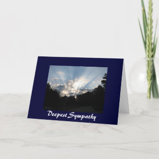 CC- Deepest Sympathy Sunrise Card