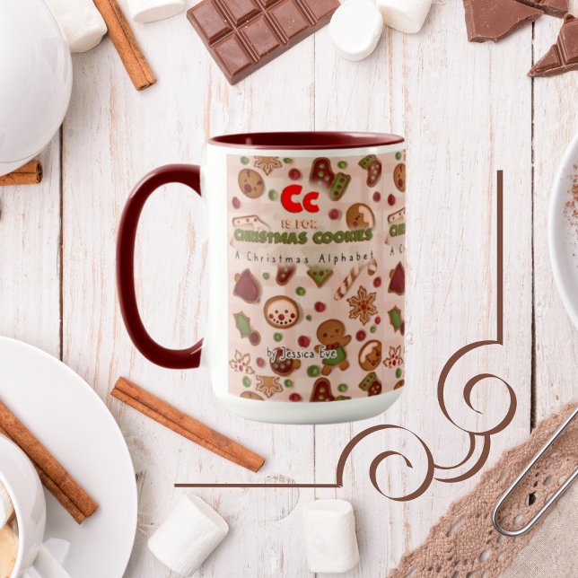 Cc is for Christmas Cookies  Mug (An ideal holiday mug for the perfect cup of hot cocoa.)