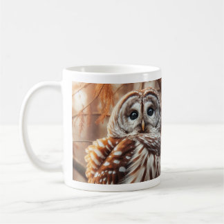 CC&L Tree Service Barred Owl Mug Design