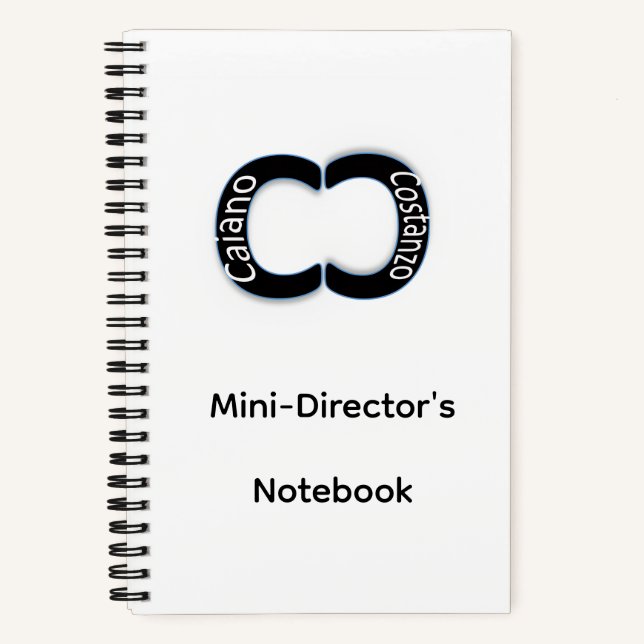 CC Productions Mini-Director's Notebook (Front)