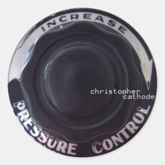 CC sticker, round Classic Round Sticker (Front)