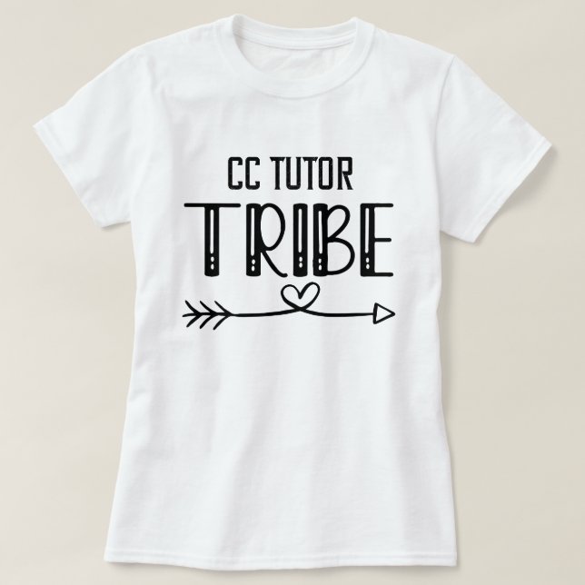 CC Tutor Tribe Classical Conversations Homeschool T-Shirt (Design Front)