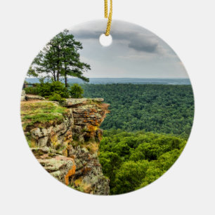 CCC Overlook Petit Jean Ceramic Ornament