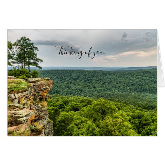 CCC Overlook Petit Jean Thinking Of You Card (Front Horizontal)