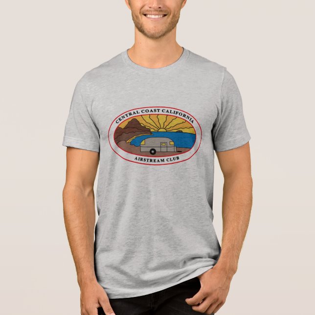 CCCAC Men's logo T-shirt Tri-Blend Shirt (Front)