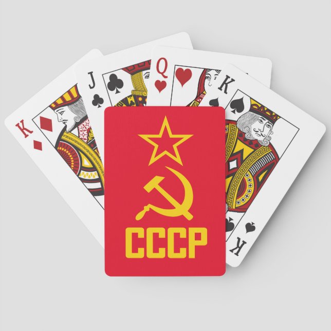 CCCP Communist Playing Cards (Back)