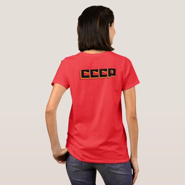 CCCP Logo 1980-1 T-Shirt (Back Full)