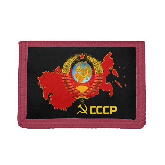 CCCP - Soviet Union Wallet. Trifold Wallets