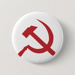 cccp ussr hammer and sickle 2 inch round button