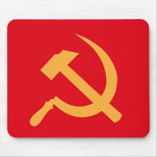 cccp ussr hammer and sickle mouse pad