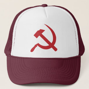 cccp ussr hammer and sickle trucker hat