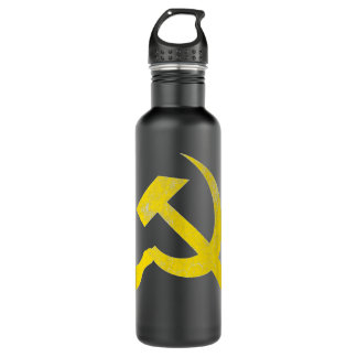 CCCP USSR SOVIET UNION HAMMER AND SICKLE VINTAGE R 710 ML WATER BOTTLE