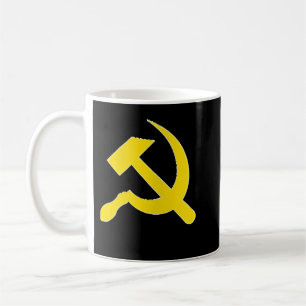 CCCP USSR SOVIET UNION HAMMER AND SICKLE VINTAGE R COFFEE MUG