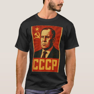 Cccp Vintage Soviet Union Retro Sssr Lavrov T-Shirt