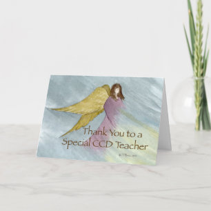 CCD Teacher Thank You Angel Blue