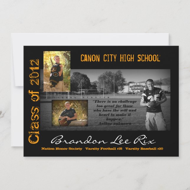 CCHStiger2 Invitation (Front)