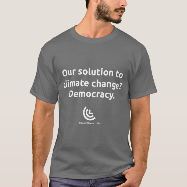 CCL notre T-shirt de gris de solution (Devant)