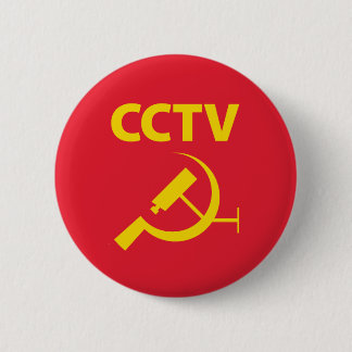 CCTV Flag 2 Inch Round Button