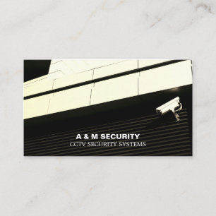 CCTV Mounted Camera, Security Business Card