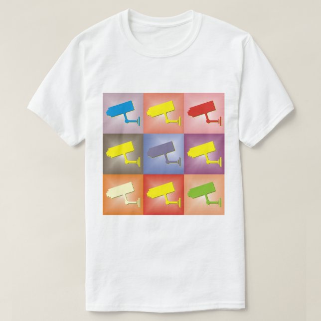 CCTV Pop Art T-Shirt (Design Front)