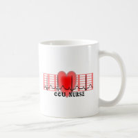 CCU Nurse Gift Ekg paper and Heart Design