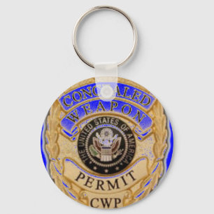 ccw badge design keychain