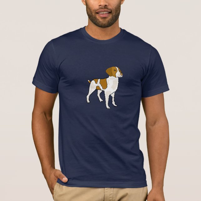 CD- Brittany Spaniel Cartoon Shirt (Front)