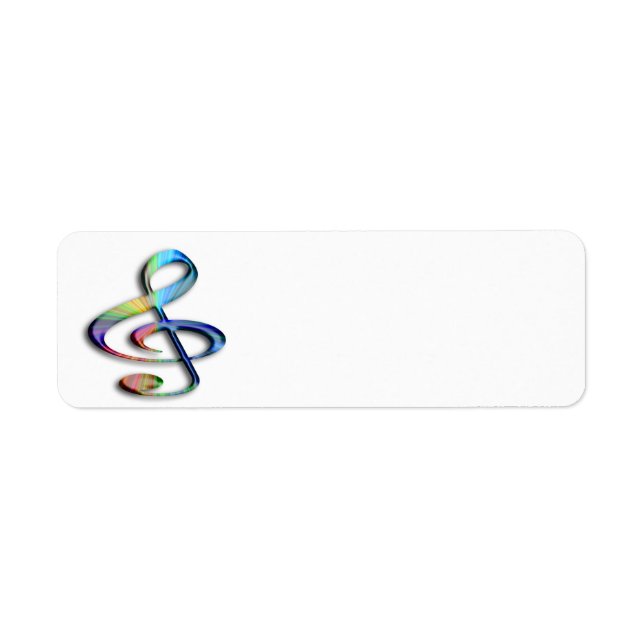 CD clef music custom label (Front)