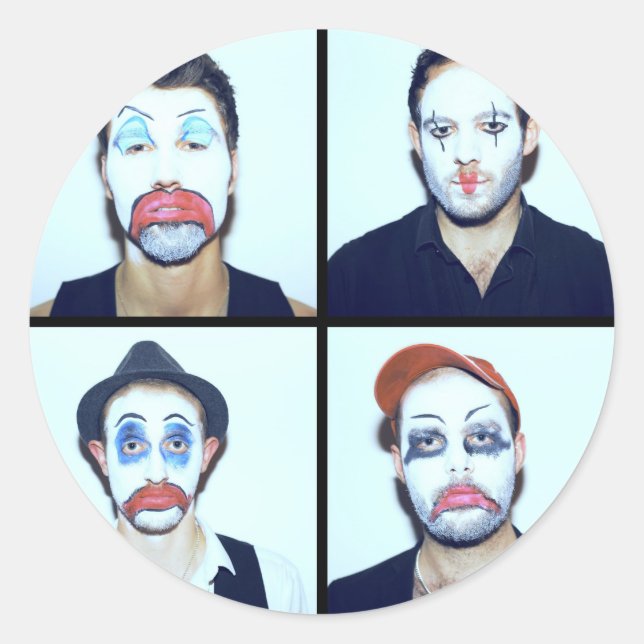 CD COVER CLASSIC ROUND STICKER (Front)