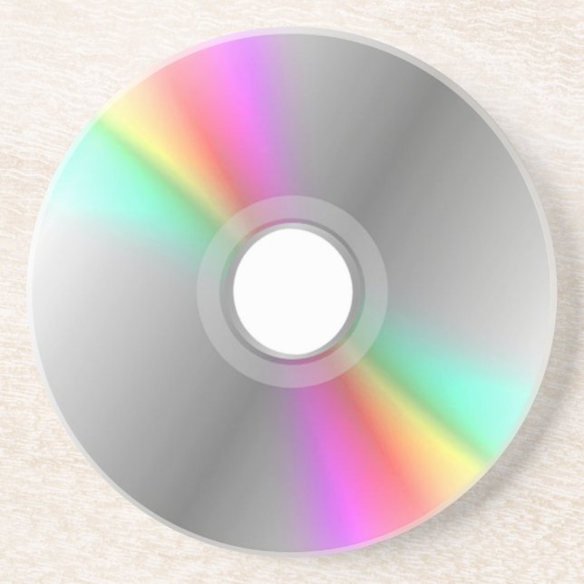 CD Music Disque Jockey Dessous de verre (Devant)