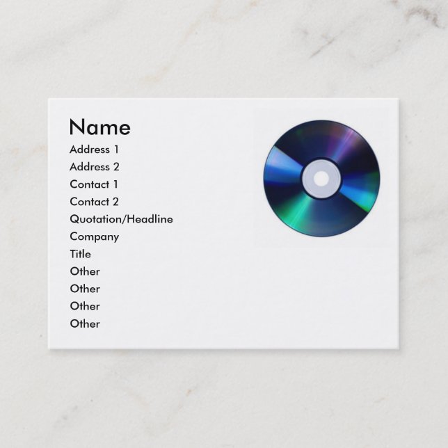 CD Profile Card (Front)