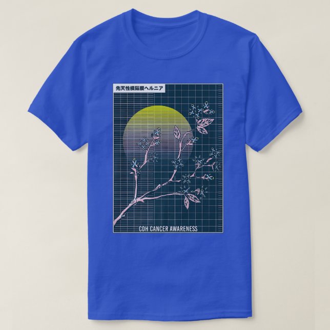 CDH Awareness Month Sakura Cherry Blossom  T-Shirt (Design Front)
