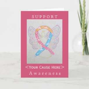 CDH Awareness Ribbon Angel Customized Card