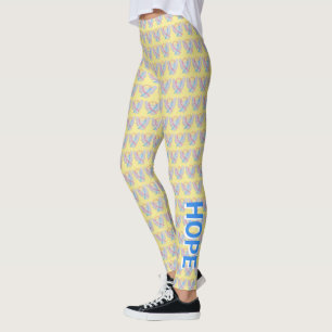 CDH Awareness Ribbon Hope Cure Cherub Leggings