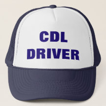 CDL DRIVER trucker's cap