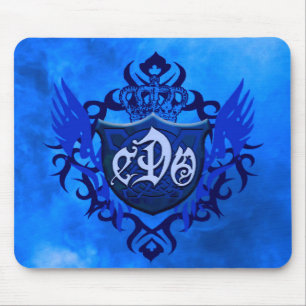 CDO- BLUE FIRE SHIELD-Mouse Pad Mouse Pad