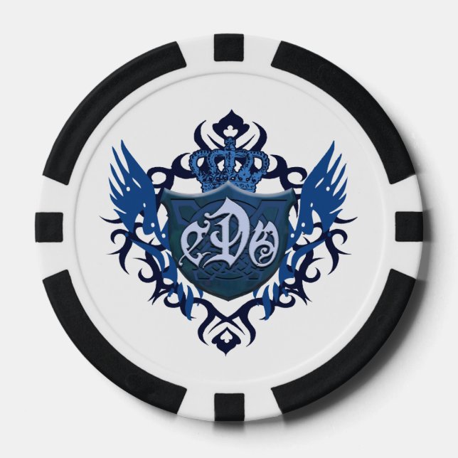 CDO-Blue Shield -Poker Chips (Front)