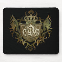CDO- BROWN SHIELD MOUSE PAD