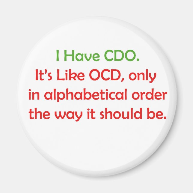 CDO MAGNET (Front)