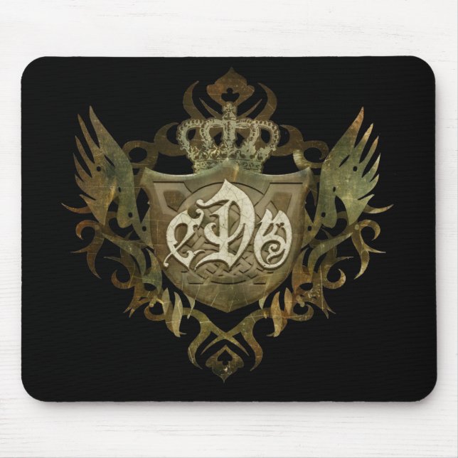 CDO- TAPIS DE SOURIS BROWN DE BOUCLIER (Devant)