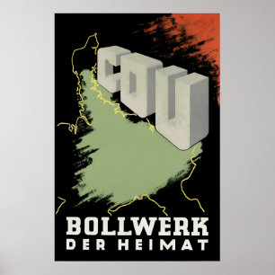 CDU Election Poster 1949 Bulwark of the homeland