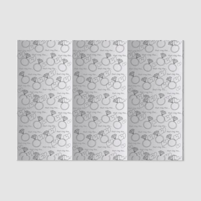 CE Bague CEPENDANT....... Papier de soie (Recto)