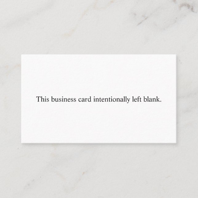 Ce blanc intentionnellement laissé de carte de (Devant)