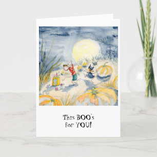 "Ce Boo est pour VOUS !" Carte de voeux Halloween